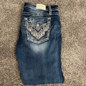 Miss Me Jeans Curvy Ankle Skinny